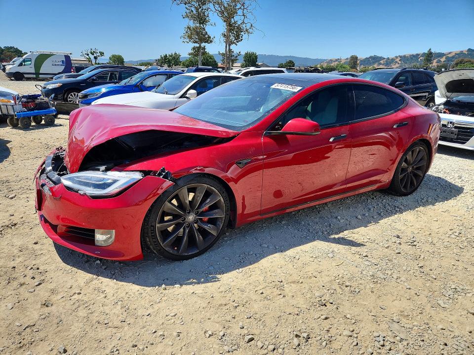 Продажа на аукционе авто 2017 Tesla Model S, vin: 5YJSA1E42HF185351, номер лота: 57415756