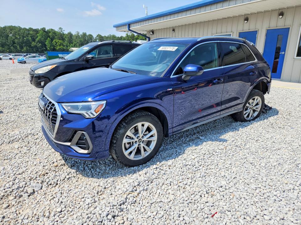 58837176 :رقم المزاد ، WA1EECF31N1124123 vin ، 2022 Audi Q3 مزاد بيع