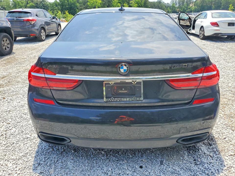 55672106 :رقم المزاد ، WBA7E2C52HG740376 vin ، 2017 Bmw 740 مزاد بيع