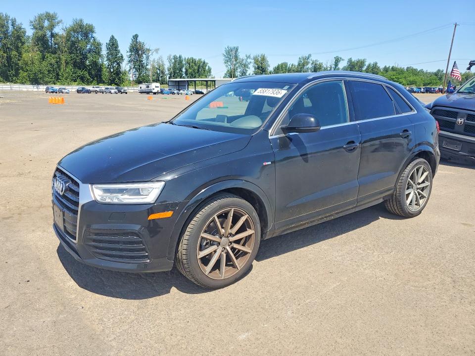 55817936 :رقم المزاد ، WA1JCCFS3JR009854 vin ، 2018 Audi Q3 مزاد بيع