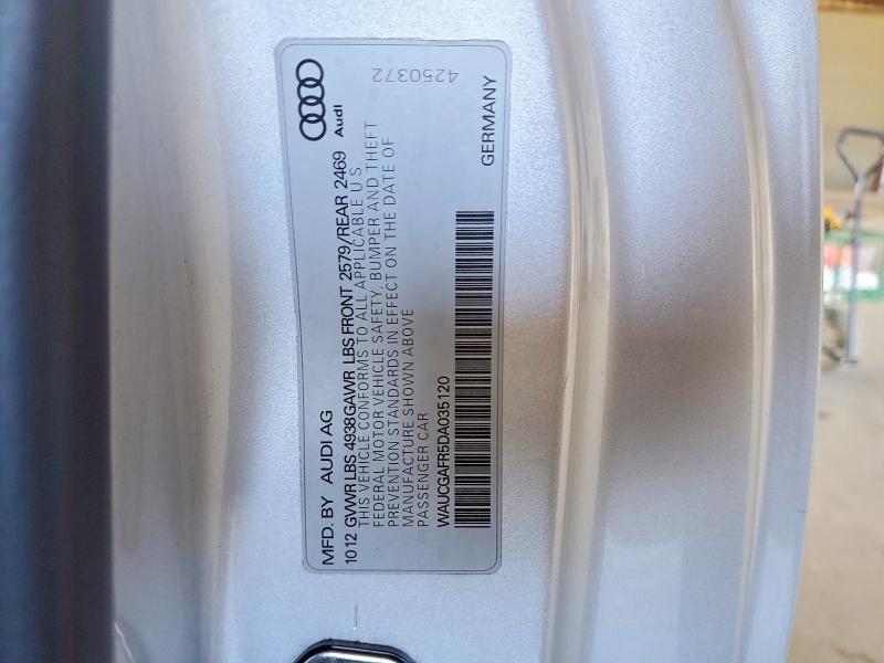 Продажа на аукционе авто 2013 Audi S5, vin: WAUCGAFR5DA035120, номер лота: 58411516