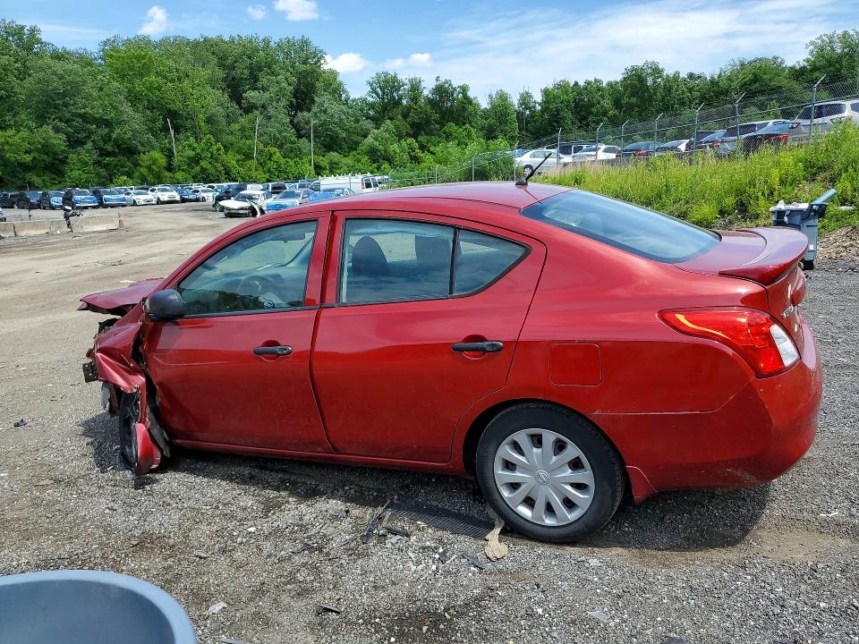 57863556 :رقم المزاد ، 3N1CN7APXEL874775 vin ، 2014 Nissan Versa مزاد بيع