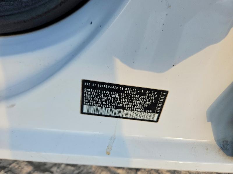 Продаж на аукціоні авто 2019 Volkswagen Jetta, vin: 3VWCB7BU3KM248580, номер лоту: 56069596