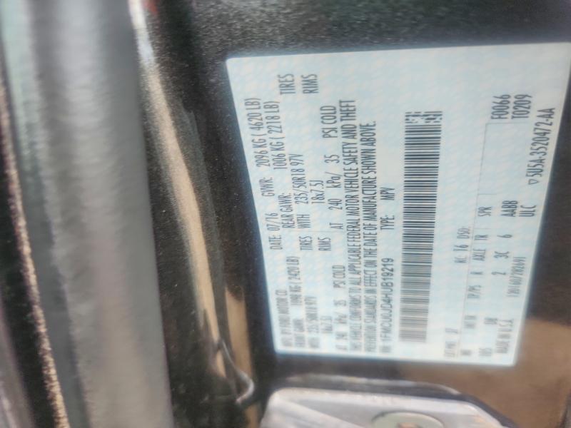 Продажа на аукционе авто 2017 Ford Escape, vin: 1FMCU0JD4HUB19219, номер лота: 58758916