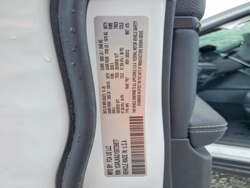 Продаж на аукціоні авто 2025 Jeep Grand Cherokee, vin: 1C4RJKAG1S8739877, номер лоту: 57481536
