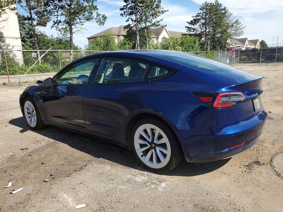 2022 Tesla Model 3 მანქანა იყიდება აუქციონზე, vin: 5YJ3E1EA1NF189028, აუქციონის ნომერი: 56251466