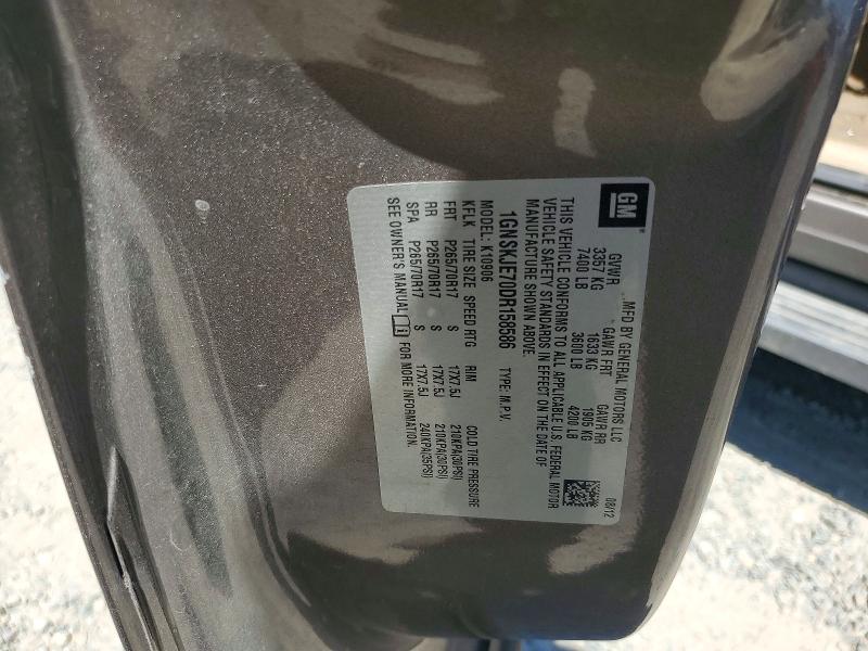 Продажа на аукционе авто 2013 Chevrolet Suburban, vin: 1GNSKJE70DR158586, номер лота: 56414356
