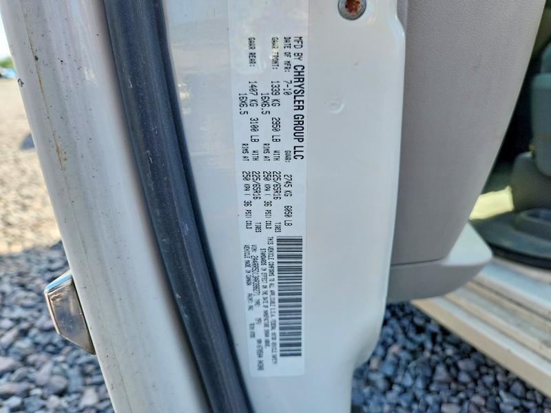 57837736 :رقم المزاد ، 2A4RR5D13AR398271 vin ، 2010 Chrysler Town & Country مزاد بيع