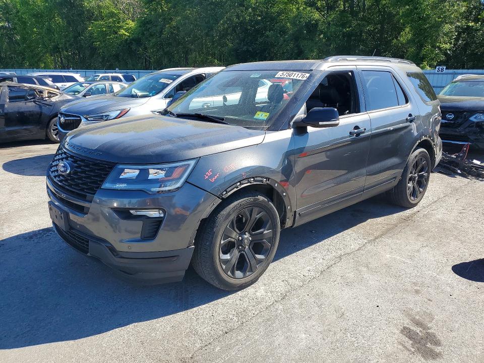 57501176 :رقم المزاد ، 1FM5K8GT6KGB33561 vin ، 2019 Ford Explorer مزاد بيع
