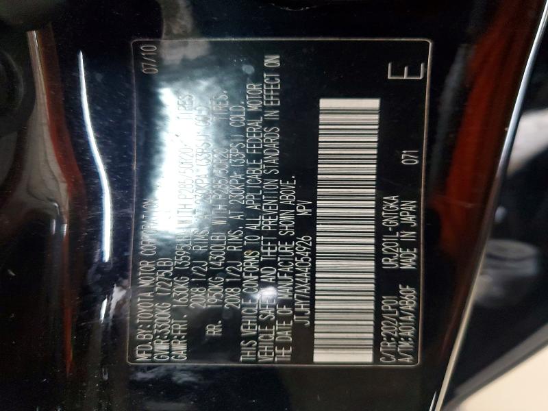 Продажа на аукционе авто 2010 Lexus Lx, vin: JTJHY7AX4A4054926, номер лота: 54873966