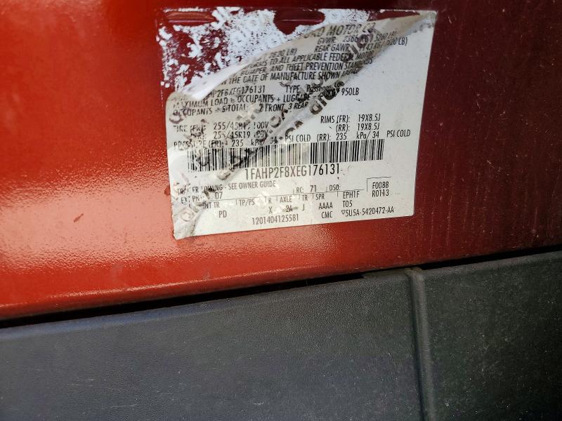 Aukcja sprzedaży 2014 Ford Taurus, vin: 1FAHP2F8XEG176131, numer aukcji: 55582136