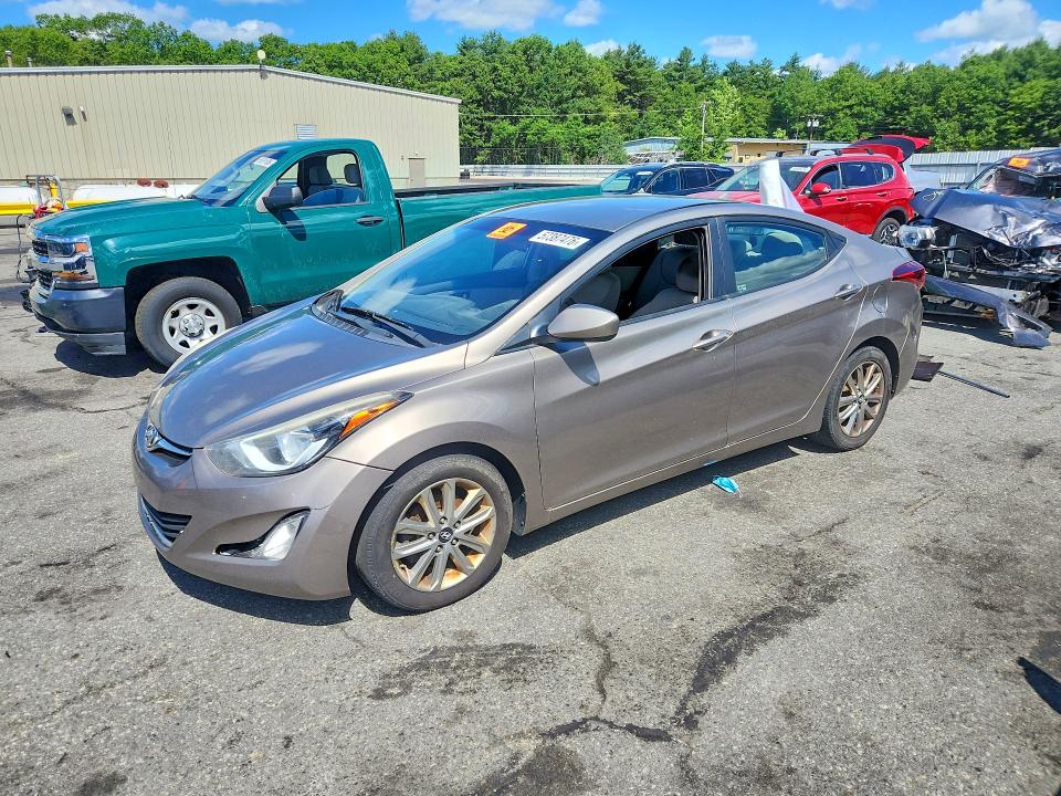 2015 Hyundai Elantra მანქანა იყიდება აუქციონზე, vin: 5NPDH4AE3FH642168, აუქციონის ნომერი: 57387476