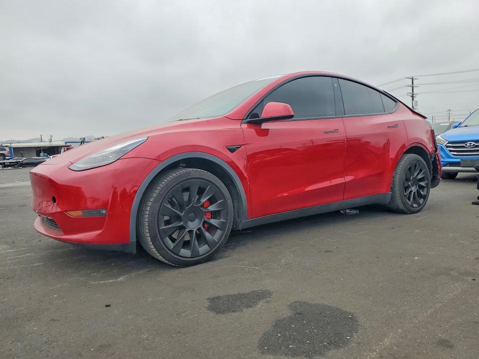 2022 Tesla Model Y მანქანა იყიდება აუქციონზე, vin: 7SAYGAEEXNF561813, აუქციონის ნომერი: 58254056