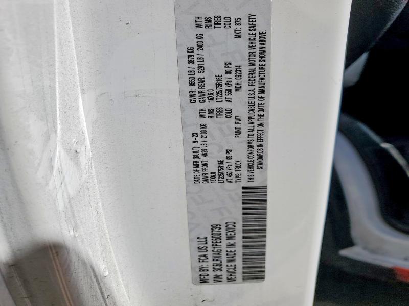 Aukcja sprzedaży 2023 Ram Promaster 1500, vin: 3C6LRVAG1PE600739, numer aukcji: 55769456