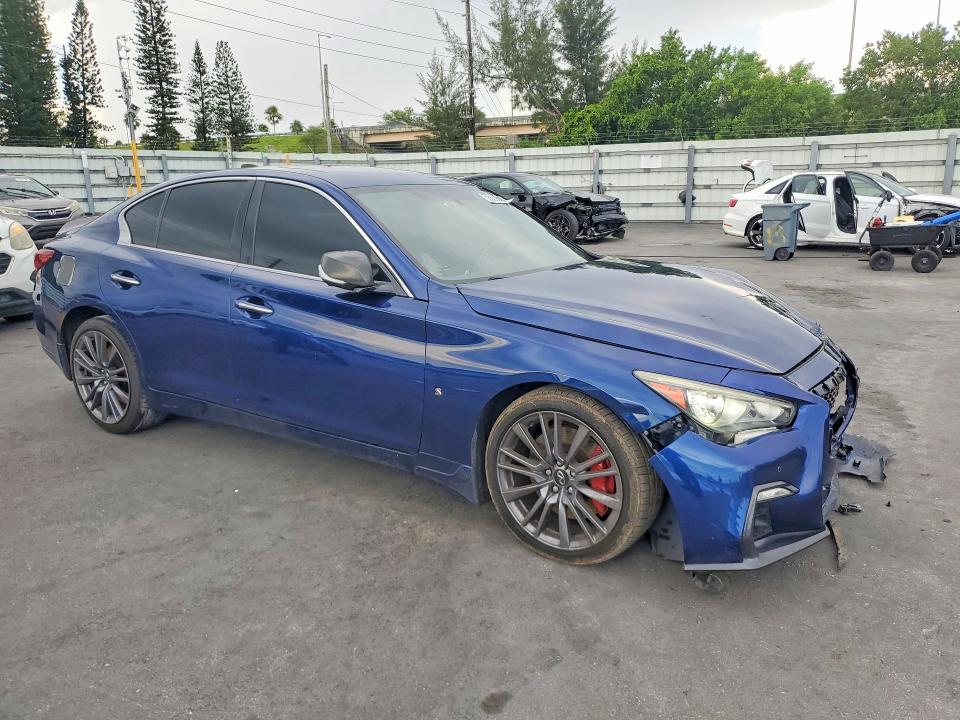 58689846 :رقم المزاد ، JN1FV7AR9JM481171 vin ، 2018 Infiniti Q50 مزاد بيع