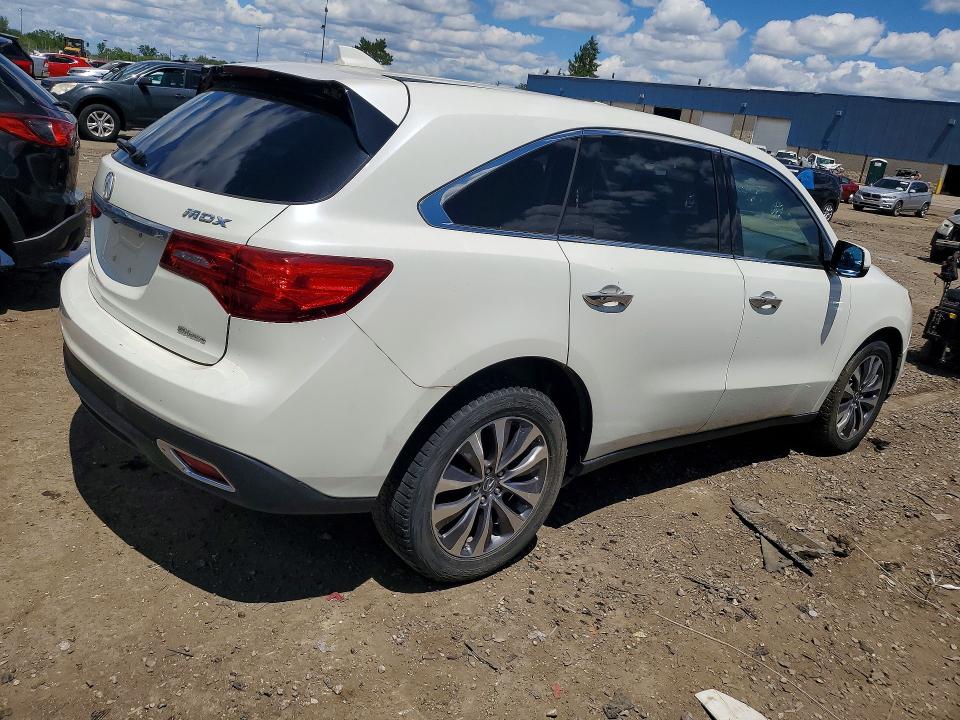 58306586 :رقم المزاد ، 5FRYD4H4XFB021730 vin ، 2015 Acura Mdx مزاد بيع
