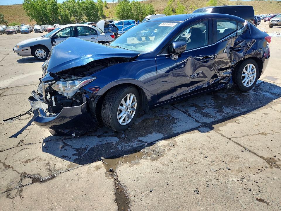 2014 Mazda 3 მანქანა იყიდება აუქციონზე, vin: JM1BM1V73E1125987, აუქციონის ნომერი: 57593846