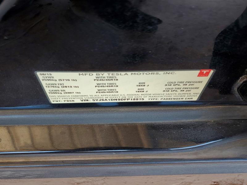 Aukcja sprzedaży 2013 Tesla Model S, vin: 5YJSA1DN9DFP18915, numer aukcji: 56542206