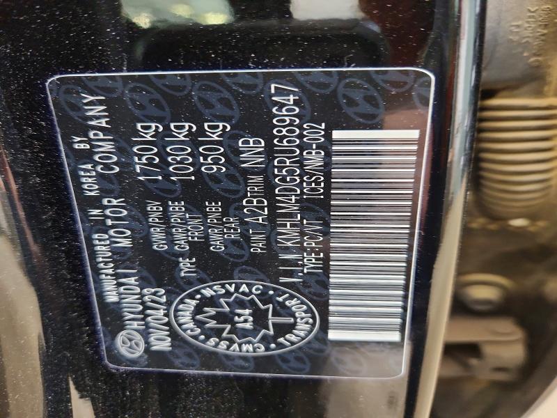 56454116 :رقم المزاد ، KMHLM4DG5RU689647 vin ، 2024 Hyundai Elantra مزاد بيع