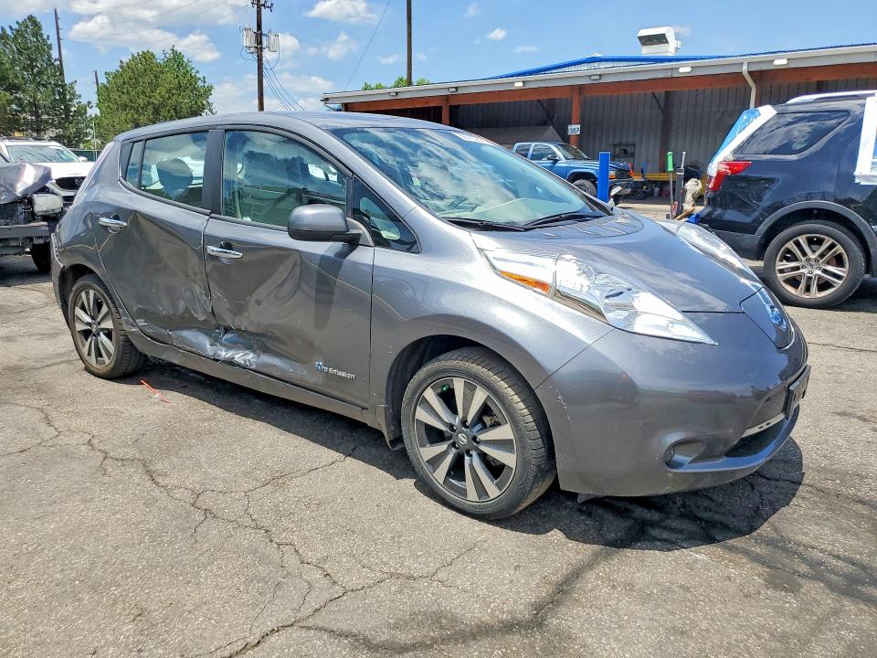 2017 Nissan Leaf მანქანა იყიდება აუქციონზე, vin: 1N4BZ0CP8HC301820, აუქციონის ნომერი: 56703516