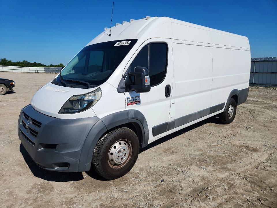 2015 Ram Promaster 3500 მანქანა იყიდება აუქციონზე, vin: 3C6URVJD0FE509292, აუქციონის ნომერი: 58024346
