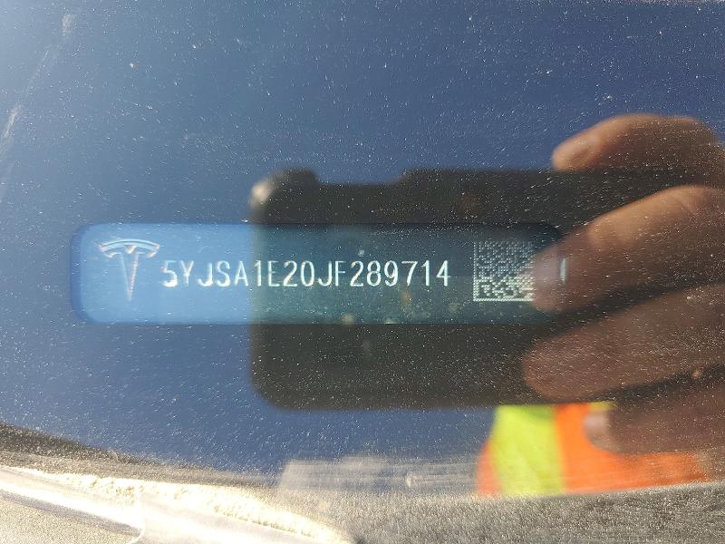 Продаж на аукціоні авто 2018 Tesla Model S, vin: 5YJSA1E20JF289714, номер лоту: 55472156