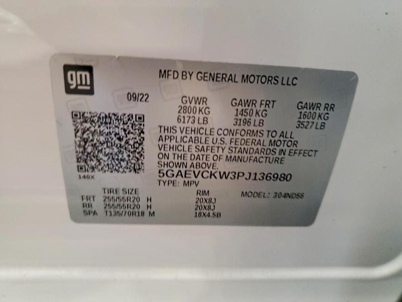 Продажа на аукционе авто 2023 Buick Enclave, vin: 5GAEVCKW3PJ136980, номер лота: 55514526