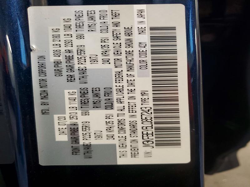 Aukcja sprzedaży 2020 Mazda Cx-5, vin: JM3KFBEY6L0857243, numer aukcji: 58267096