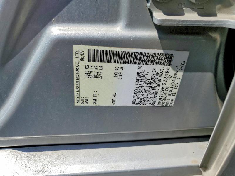 Aukcja sprzedaży 2009 Nissan Altima, vin: 1N4AL21E59N522484, numer aukcji: 73341475