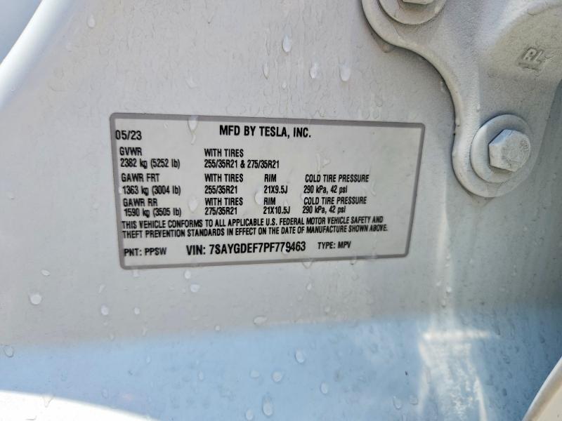 Aukcja sprzedaży 2023 Tesla Model Y, vin: 7SAYGDEF7PF779463, numer aukcji: 56867056