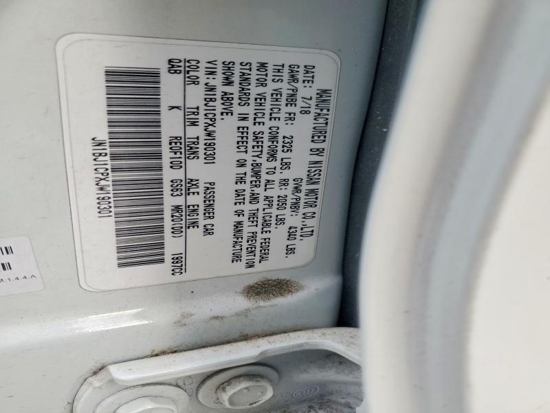 56287386 :رقم المزاد ، JN1BJ1CPXJW190301 vin ، 2018 Nissan Rogue Sport مزاد بيع