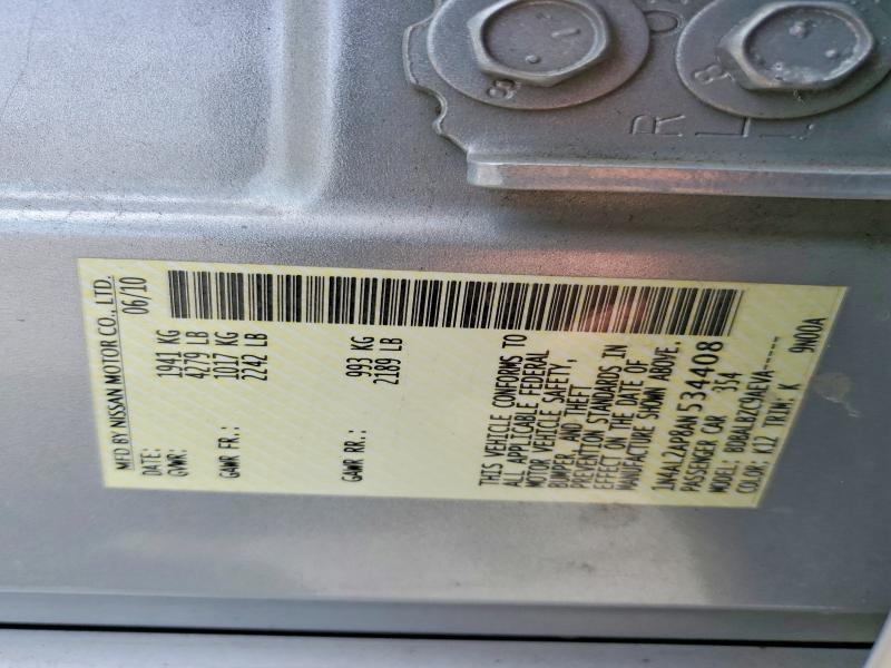 Aukcja sprzedaży 2010 Nissan Altima, vin: 1N4AL2AP8AN534408, numer aukcji: 55573576