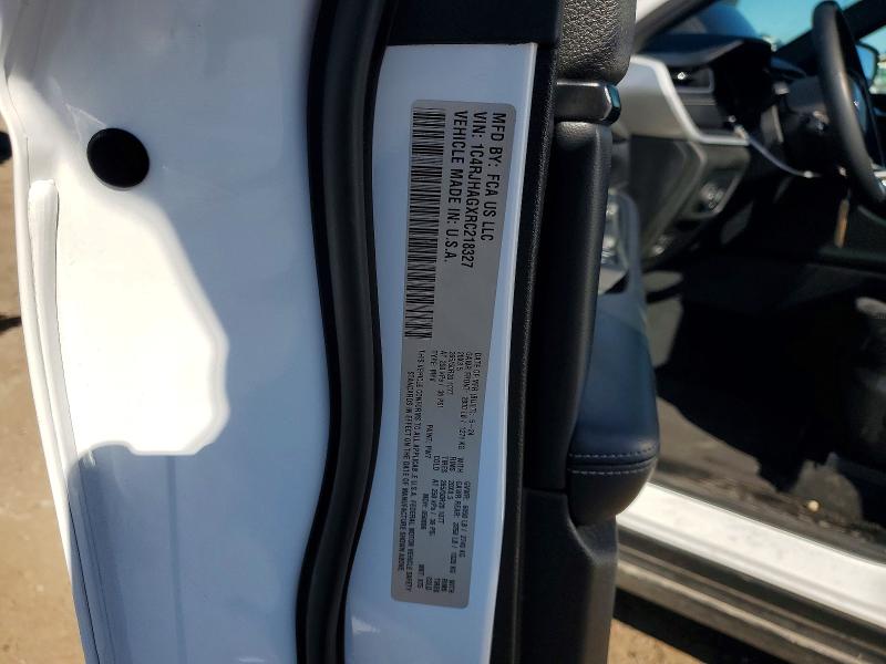 57883736 :رقم المزاد ، 1C4RJHAGXRC218327 vin ، 2024 Jeep Grand Cherokee مزاد بيع