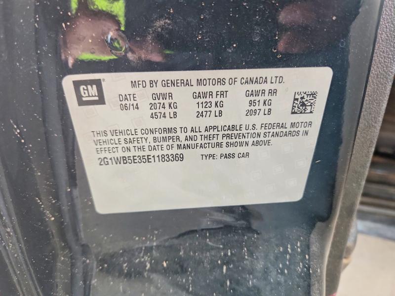 58729576 :رقم المزاد ، 2G1WB5E35E1183369 vin ، 2014 Chevrolet Impala Limited مزاد بيع