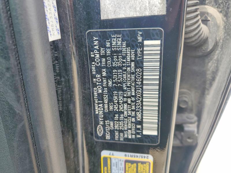 Aukcja sprzedaży 2016 Hyundai Tucson, vin: KM8J33A2XGU146028, numer aukcji: 58767256
