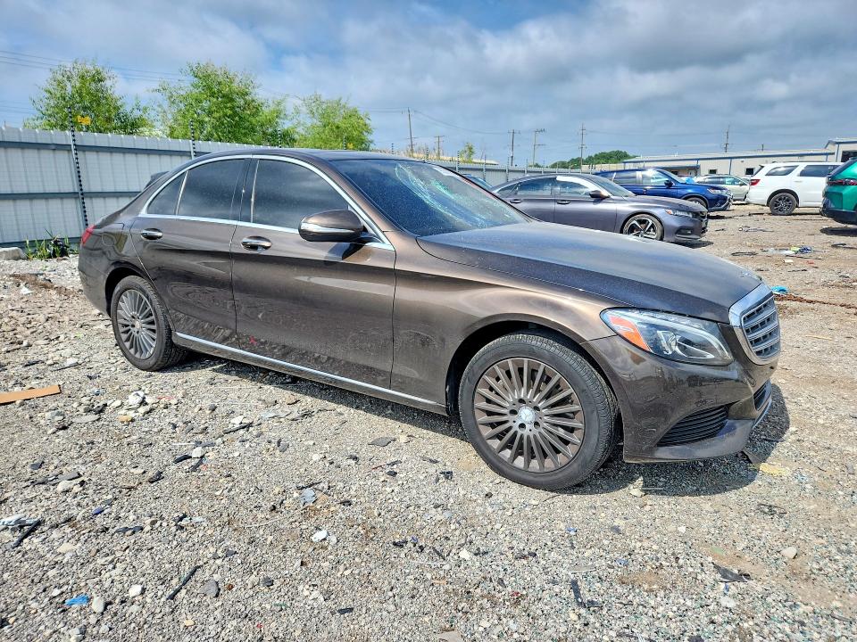 2015 Mercedes-benz C მანქანა იყიდება აუქციონზე, vin: 55SWF4KB7FU035741, აუქციონის ნომერი: 95589555
