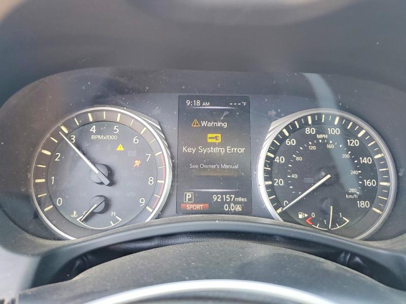 2018 Infiniti Q50 მანქანა იყიდება აუქციონზე, vin: JN1EV7AP6JM353836, აუქციონის ნომერი: 57140026