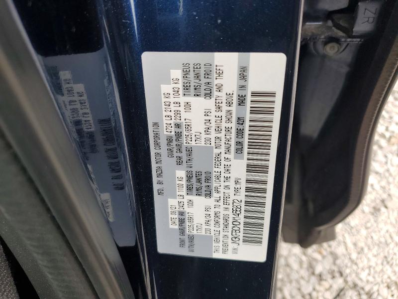 Aukcja sprzedaży 2021 Mazda Cx-5, vin: JM3KFBCM0M1465872, numer aukcji: 56242426
