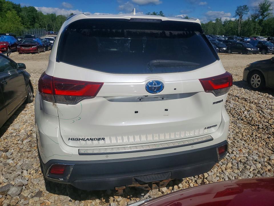 2018 Toyota Highlander Hybrid მანქანა იყიდება აუქციონზე, vin: 5TDDGRFH0JS050555, აუქციონის ნომერი: 54759706