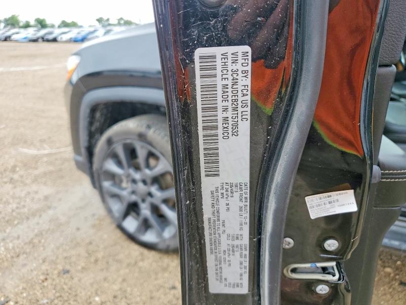 Продажа на аукционе авто 2021 Jeep Compass, vin: 3C4NJDEB2MT570532, номер лота: 54060126