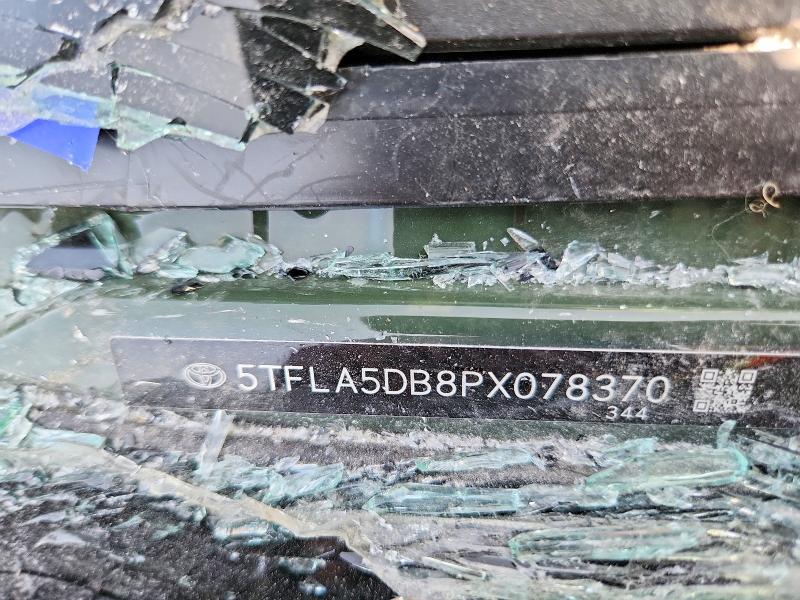 58044896 :رقم المزاد ، 5TFLA5DB8PX078370 vin ، 2023 Toyota Tundra مزاد بيع