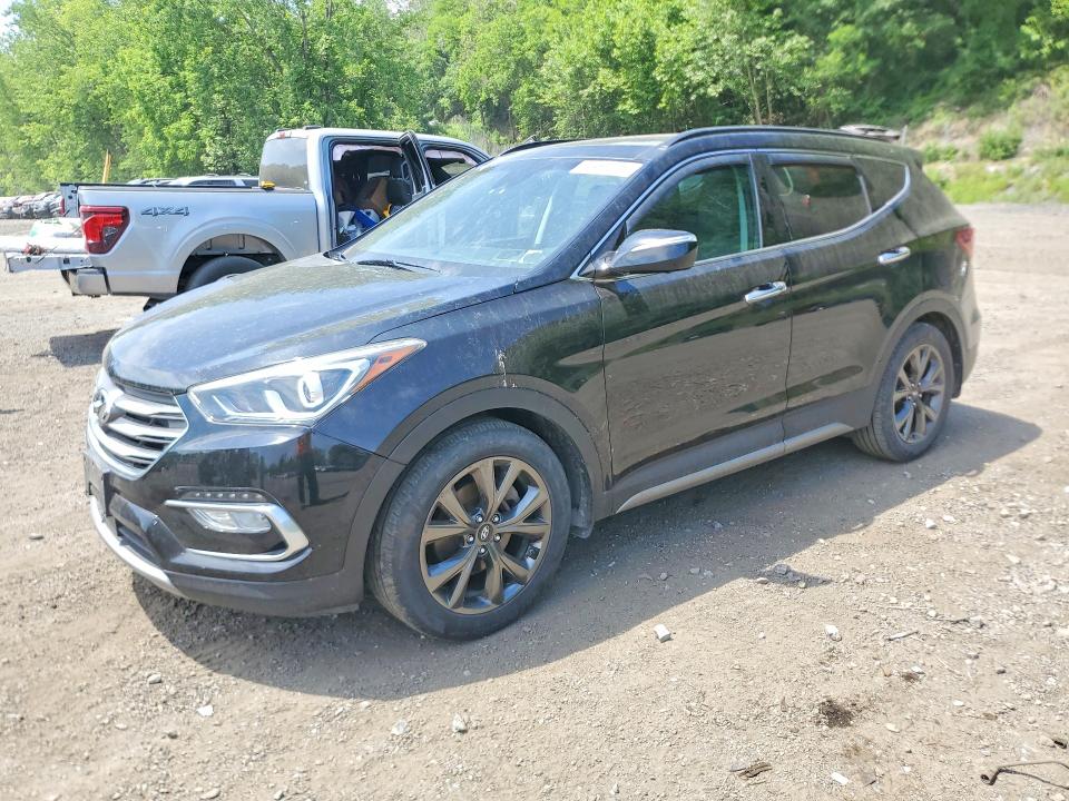 56981206 :رقم المزاد ، 5XYZWDLA9HG435171 vin ، 2017 Hyundai Santa Fe Sport مزاد بيع