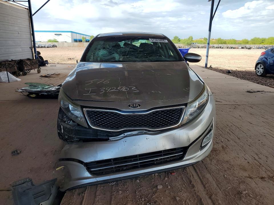 57363806 :رقم المزاد ، 5XXGR4A76FG391122 vin ، 2015 Kia Optima مزاد بيع