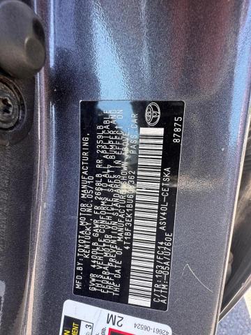 2011 Toyota Camry მანქანა იყიდება აუქციონზე, vin: 4T1BF3EK1BU608362, აუქციონის ნომერი: 57746016