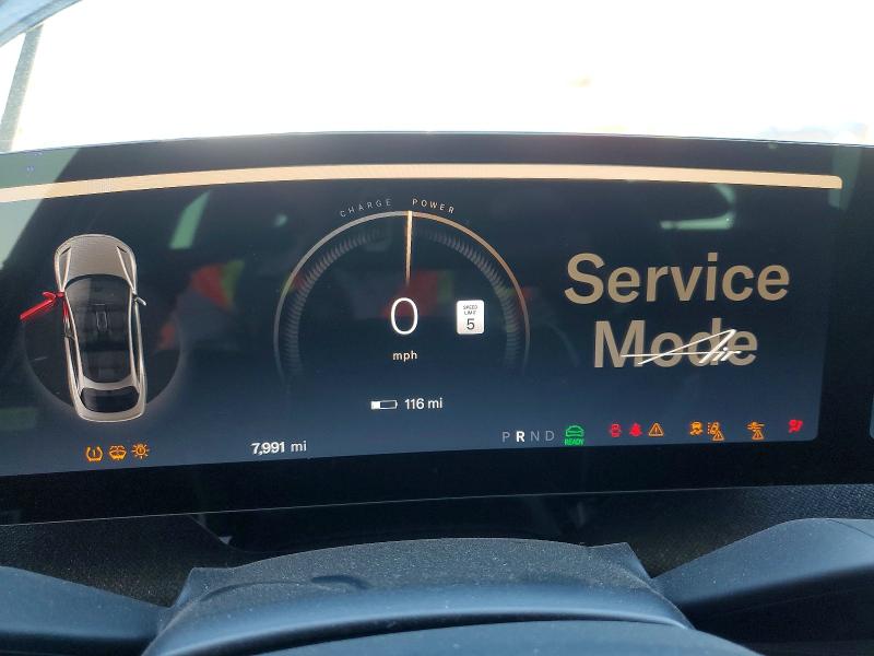 2025 Lucid Motors Air მანქანა იყიდება აუქციონზე, vin: 50EA1PGA1SA001076, აუქციონის ნომერი: 58432226