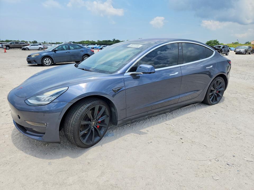 2018 Tesla Model 3 მანქანა იყიდება აუქციონზე, vin: 5YJ3E1EA1JF009525, აუქციონის ნომერი: 58323386