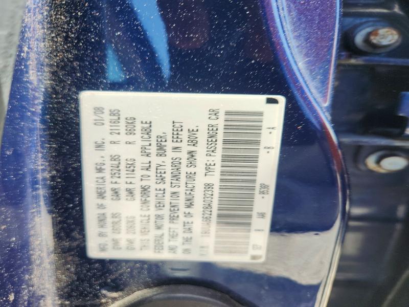 2008 Acura Tl მანქანა იყიდება აუქციონზე, vin: 19UUA66228A032398, აუქციონის ნომერი: 59259576