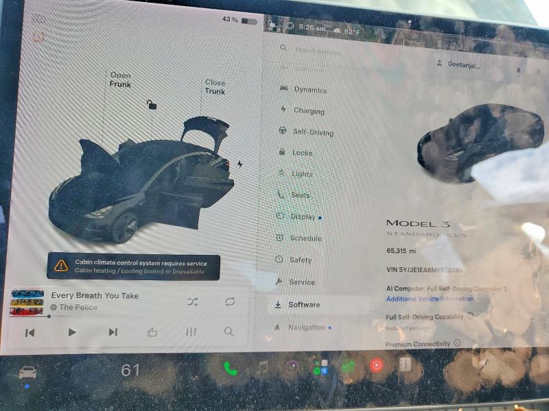 Продажа на аукционе авто 2021 Tesla Model 3, vin: 5YJ3E1EA6MF920793, номер лота: 56745356