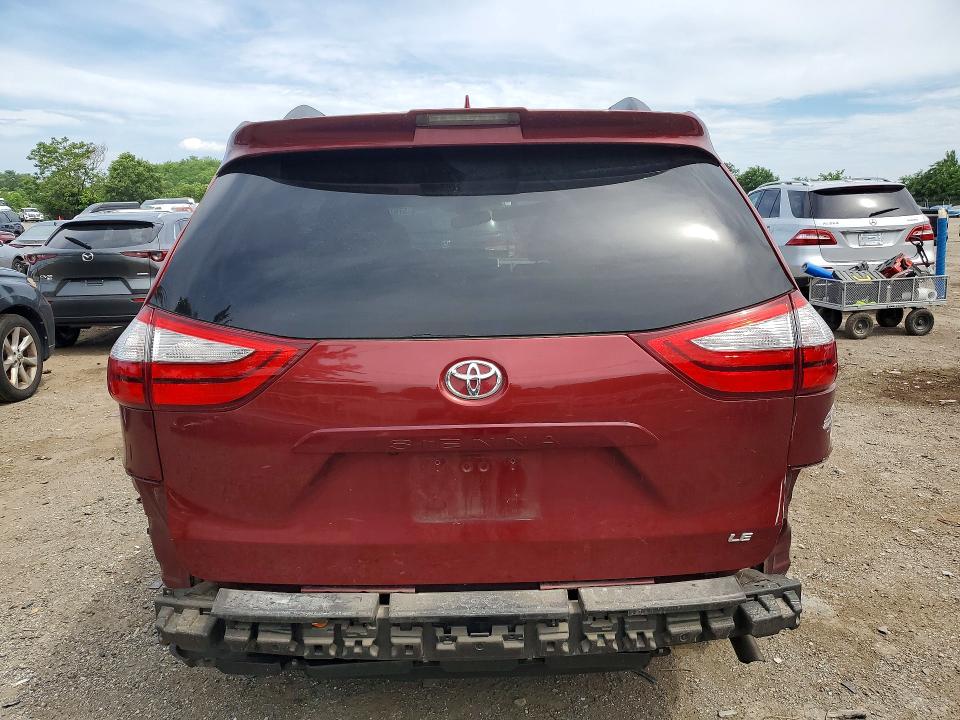 2019 Toyota Sienna მანქანა იყიდება აუქციონზე, vin: 5TDKZ3DC5KS988039, აუქციონის ნომერი: 57875156