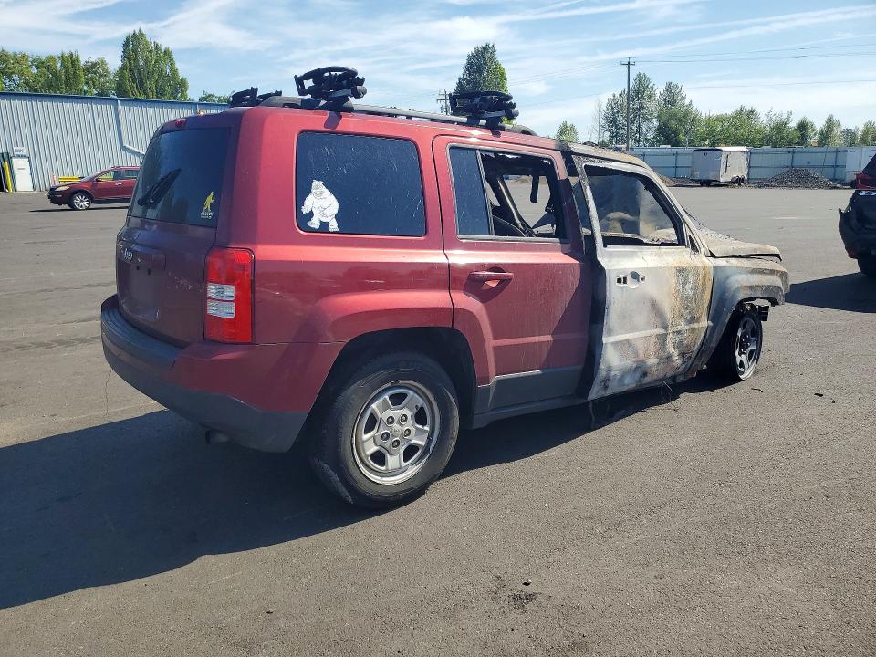 2016 Jeep Patriot მანქანა იყიდება აუქციონზე, vin: 1C4NJPBA9GD550723, აუქციონის ნომერი: 62443046